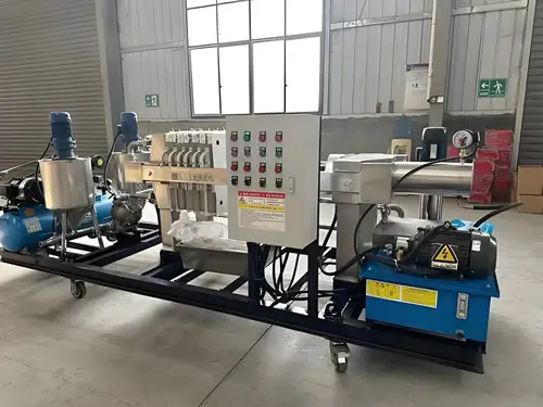 60 m² Industrial Pilot Diaphragm Filter Press