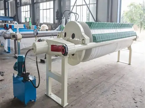 60 sqm Enhanced Small Circular Chamber Filter Press | For Environmental & Wastewater Pilot Testing