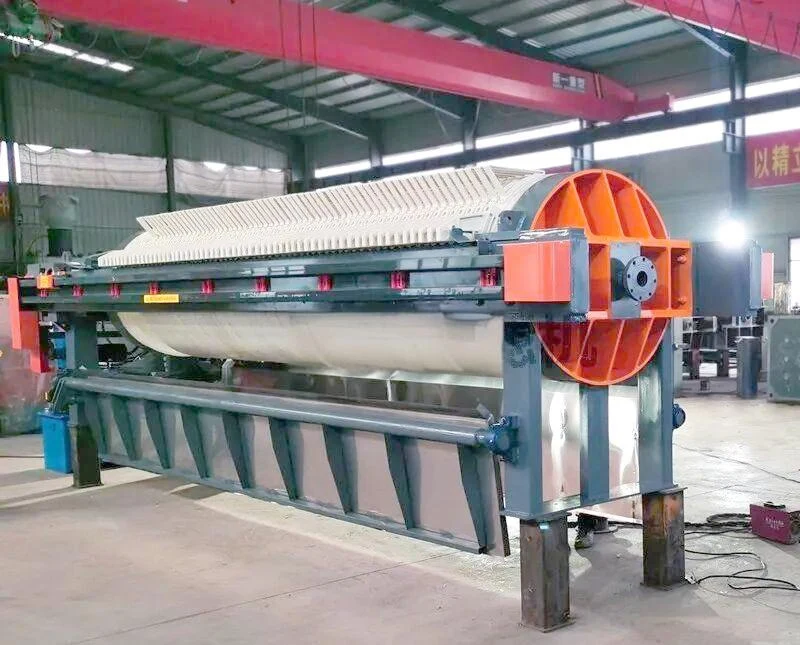 80 sqm Heavy-Duty Small Mining Pilot Circular Chamber Filter Press | For Pilot Plant & Metallurgy Testing, Reinforced PP Plates