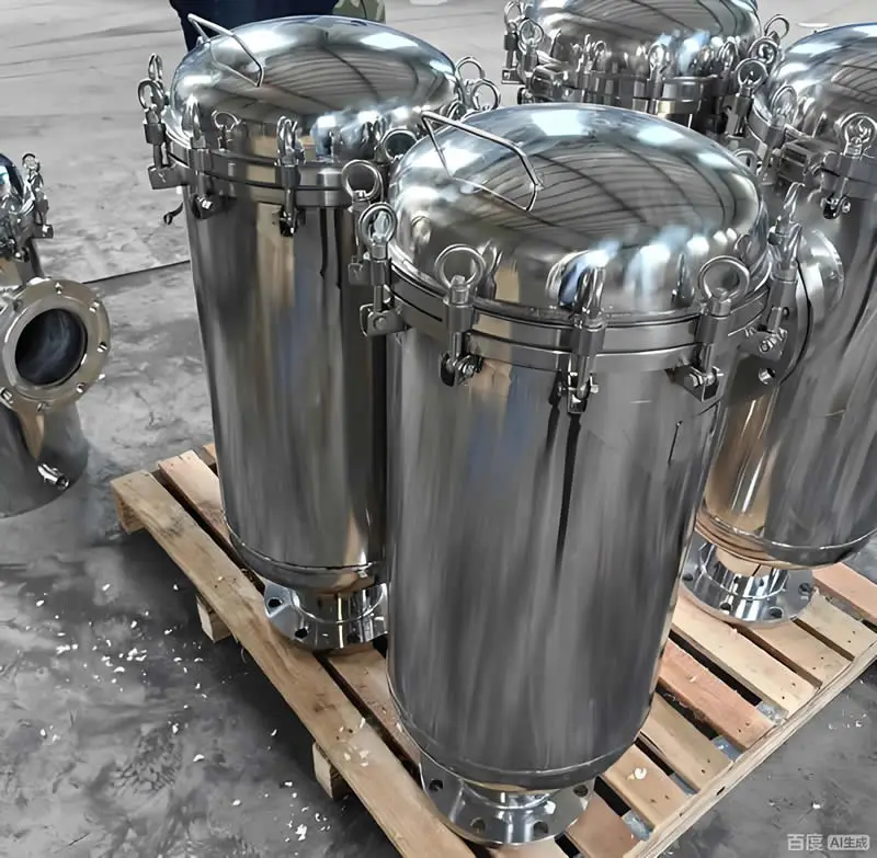 DN50 Single Bag Filter Housings | 0.5㎡ Area, 40 m³/h Flow | Industrial Workhorse