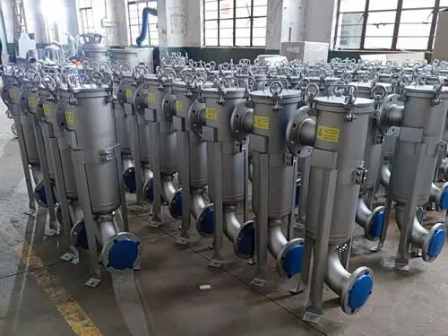 High-Flow Compact Single Bag Filter Housings | DN25, 0.12㎡, 8 m³/h Flow | Direct Supply