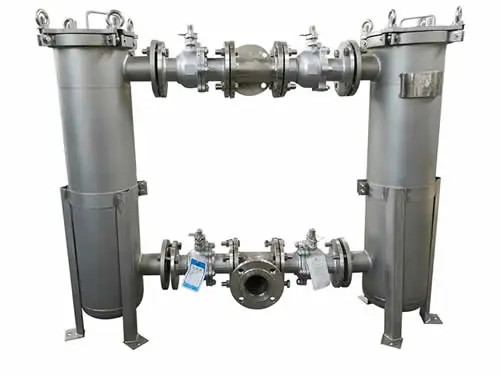 Mobile Cart-Mounted Multi-Bag Filter