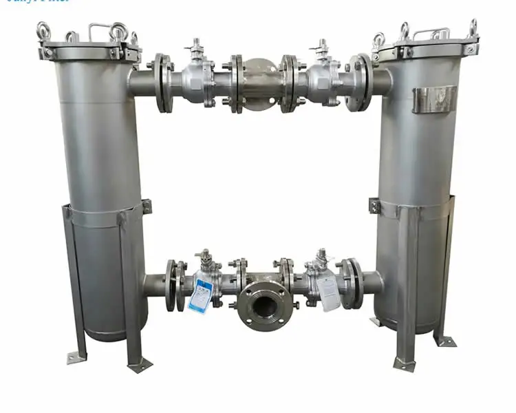 Mobile Cart-Mounted Multi-Bag Filter