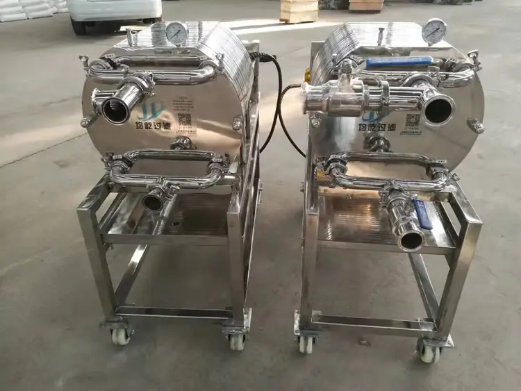 Sanitary Stainless Steel Plate & Frame Filter Press Precision Beer & Beverage Filtration view 03
